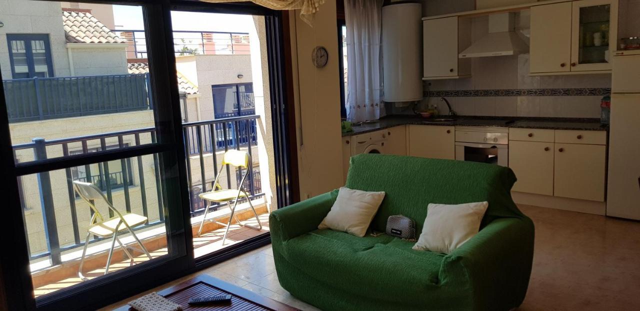桑亨霍Piso Exterior A Escasos Metros De La Playa Panadeira Con Plaza De Garaje公寓 外观 照片